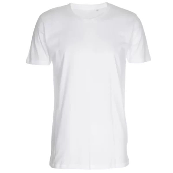 5 hvide T-shirts til mænd