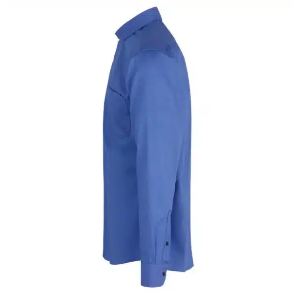 Strygefri herreskjorte i French Blue , Oxford fra SEVEN SEAS, modern - siden til