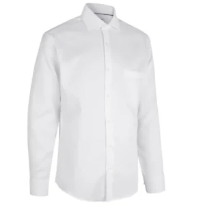 Strygefri herreskjorte i klassisk hvid, Oxford fra SEVEN SEAS, modern