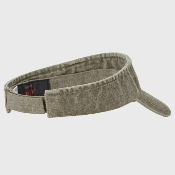 Visor, oliven – Dyed Cotton Twill