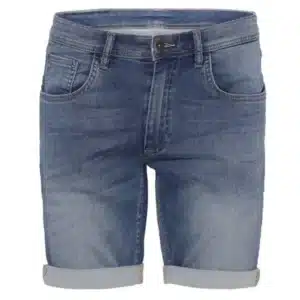 Klassiske jeans shorts - Blue wash