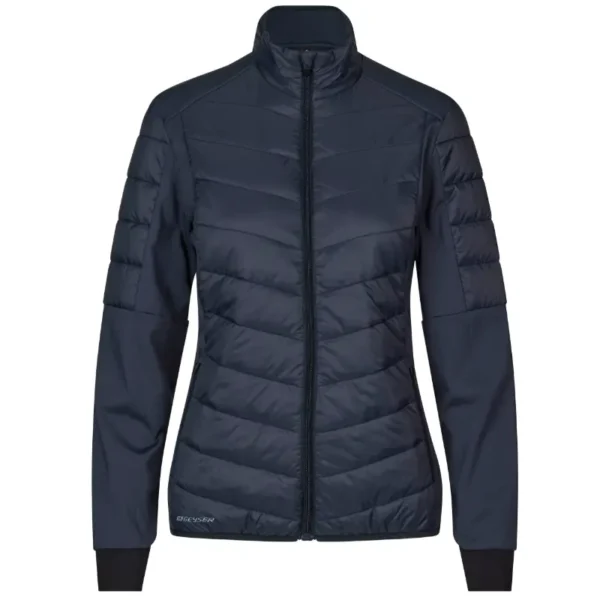 GEYSER hybrid jacket i navy blå. Lækker varm og sporty