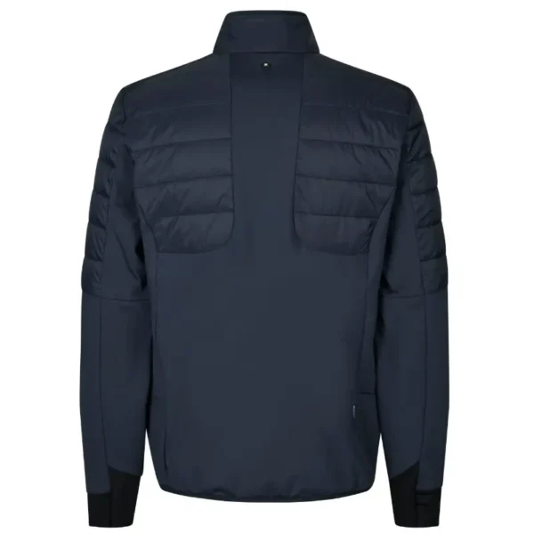 GEYSER hybrid jacket i navy blå. Lækker varm og sporty jakke.