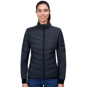 GEYSER hybrid jacket i navy blå. Lækker varm og sporty