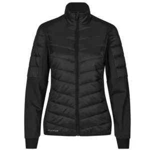 GEYSER hybrid jacket i sort. Lækker varm og sporty jakke til kvinder