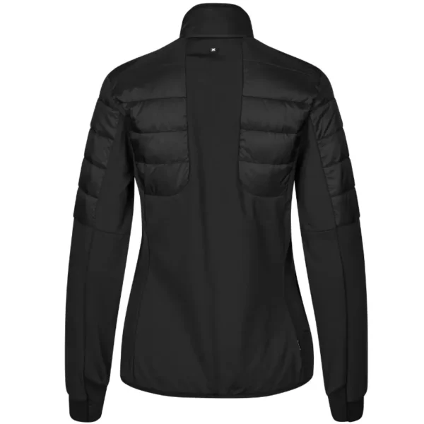 GEYSER hybrid jacket i sort. Lækker varm og sporty jakke til kvinder