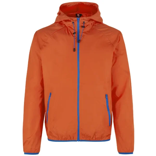 Windbreaker Letvægtsjakke. Orange