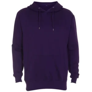 Hoodie i en flot og lækker violet, unisex