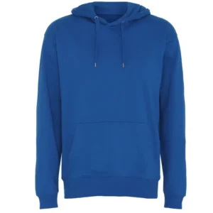 Hoodie i en lækker blå farve, unisex