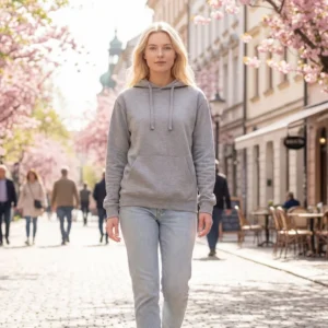 Hoodie Oxford Grey – Lækker kvalitet til kvinder