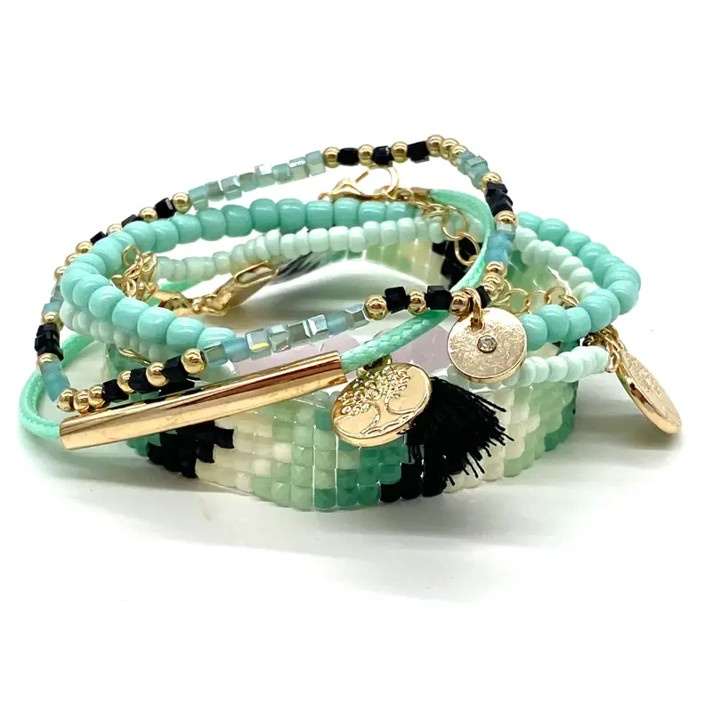 Just D’lux – Armbånd flotte grønne farver