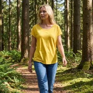 Loosefit - gul t-shirt