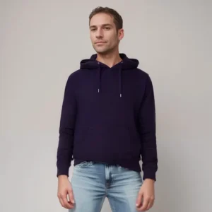 Hoodie i violet til mænd