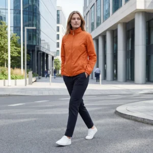 Windbreaker – letsvægtsjakke til kvinder, orange