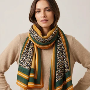 just d’lux tørkælde – Stort. Lækre farver med leopart mønster