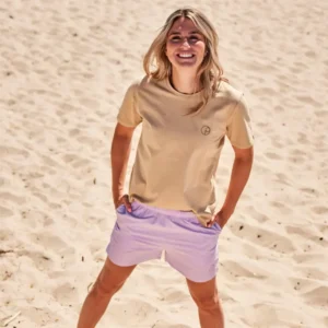 lækre sommer shorts til kvinder i lavendel - 1