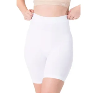 shapewear-shorts med korte ben i hvid