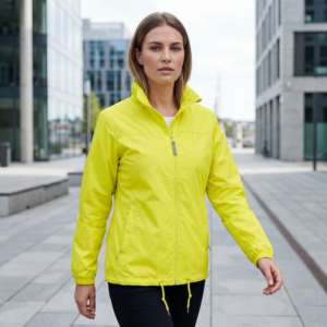 Windbreaker – letsvægtsjakke til kvinder, Gul