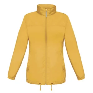Windbreaker – letsvægtsjakke til mænd. Dyb gul