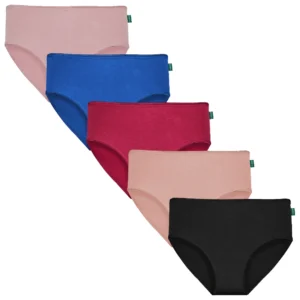 GAUBERT® Mix 5-pak bambus midi trusser til kvinder