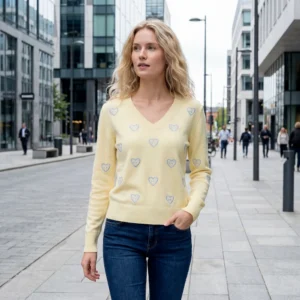 Generated with Kive.ai - scandinavian woman in the city