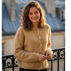 Soft button-up sweater - Lækker bluse