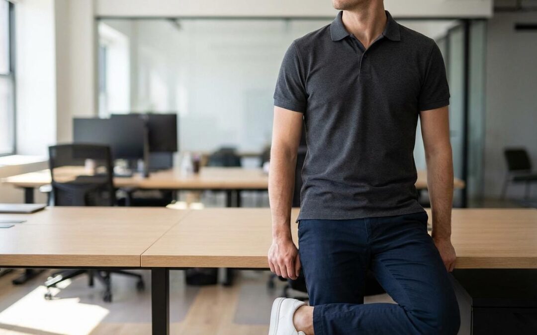 Poloshirt vs. T‑shirt på kontoret – hvad ser mest skarpt ud?