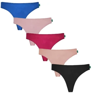 5 pak - Mixed colors string Briefs - Bambus trusser