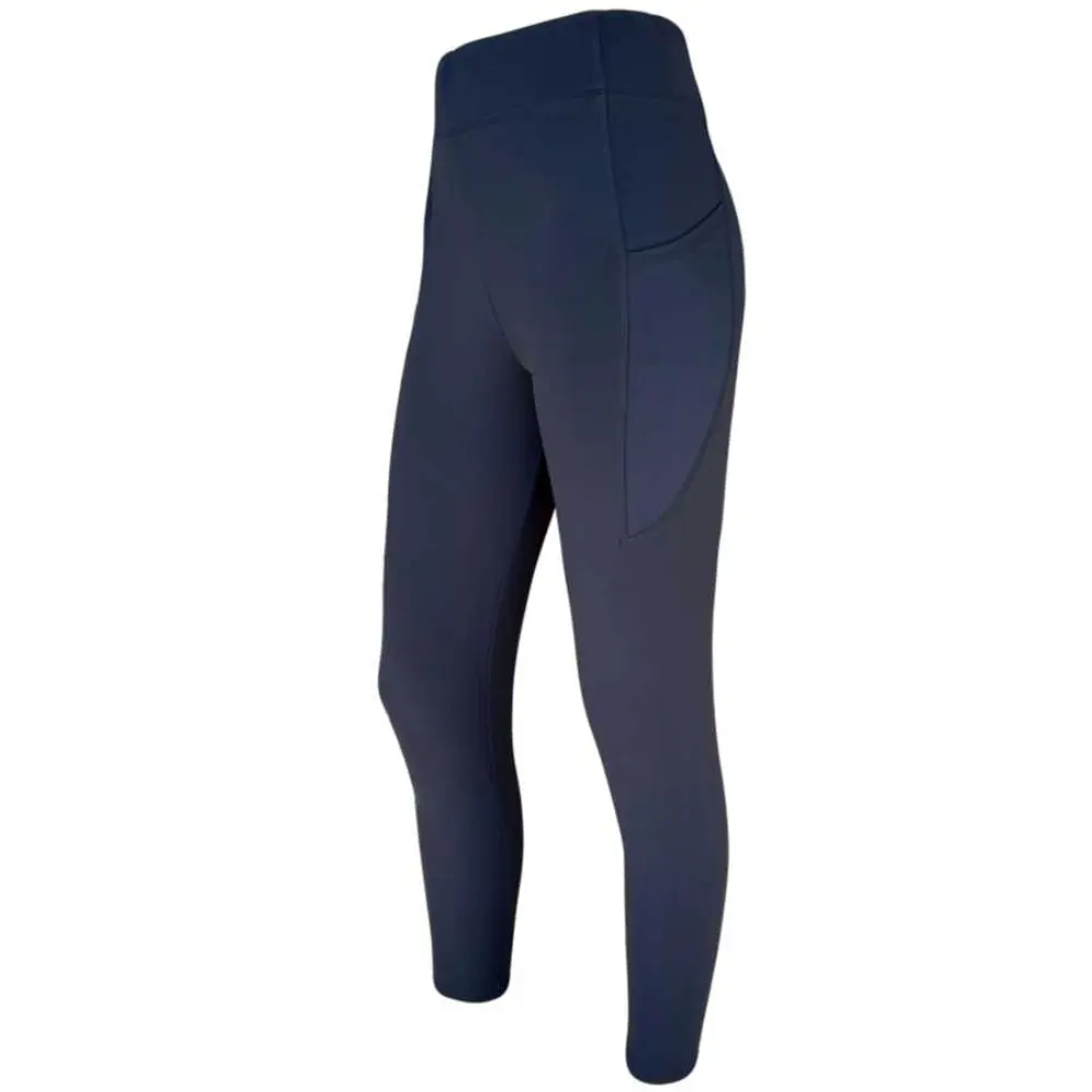 Navy blå legging med lommer_1