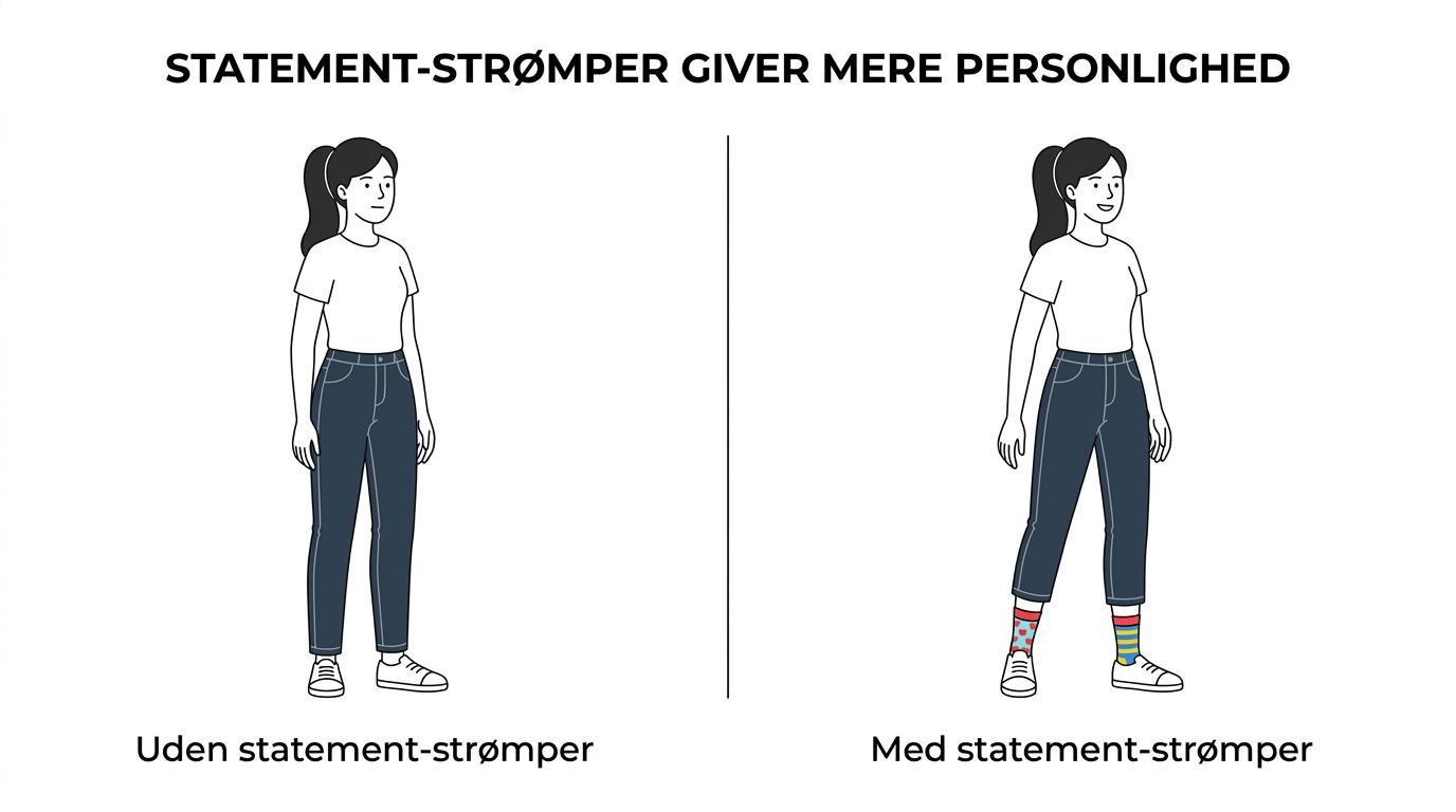 Sjove strømper til kvinder