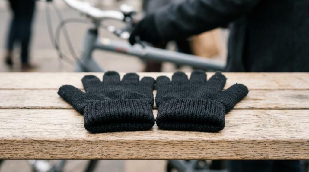 Strikhandsker til herre