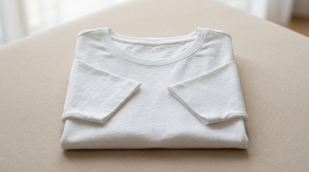 3/4 ærmet T-shirt til dame
