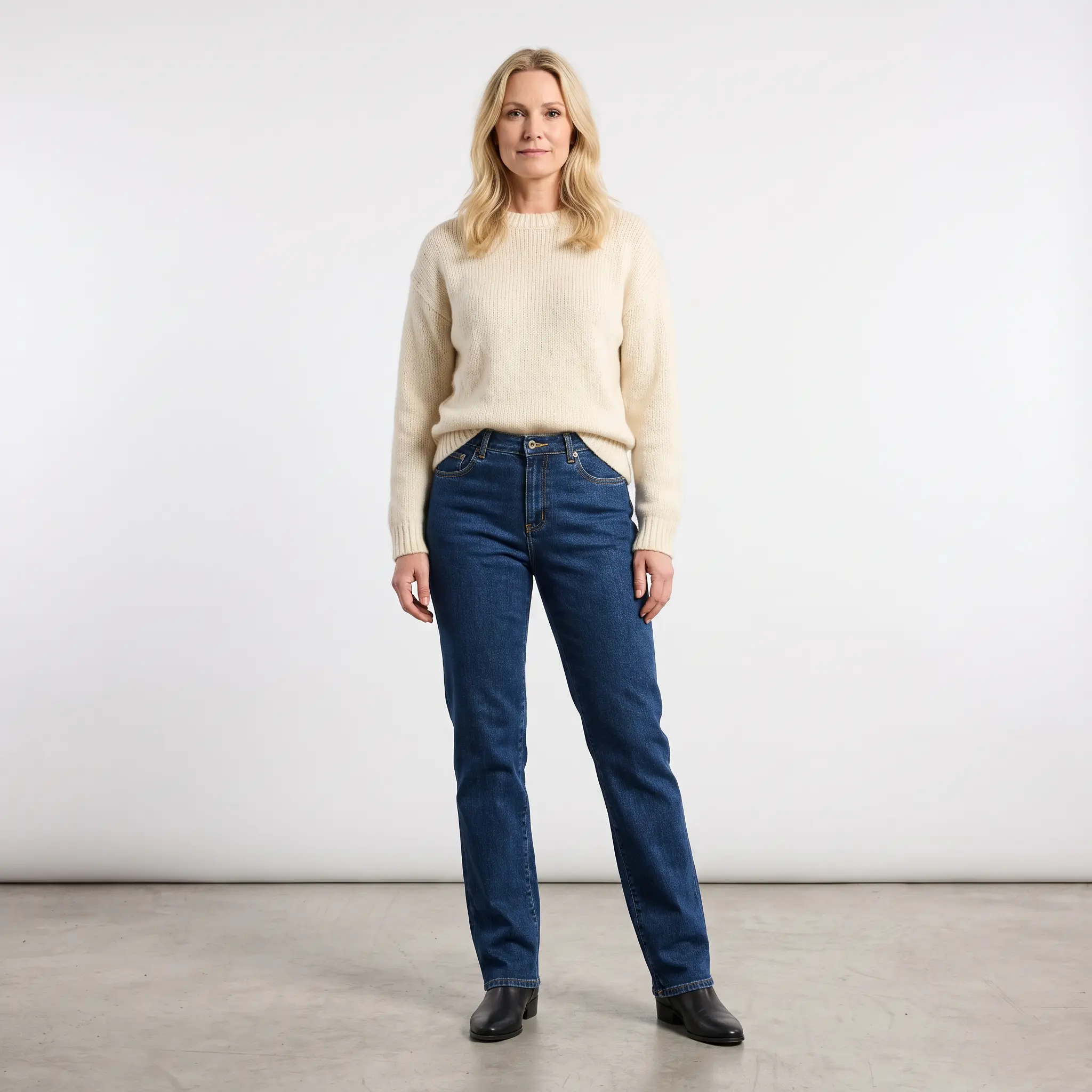 Jeans, regular fit - Classic blue til kvinder