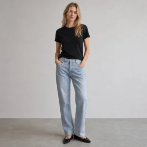 Woodpecker - Lyse blå jeans, regular fit, 100% bomuld
