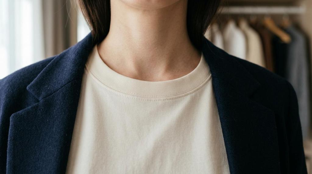 6 T-shirts der fungerer under blazer til hverdagen