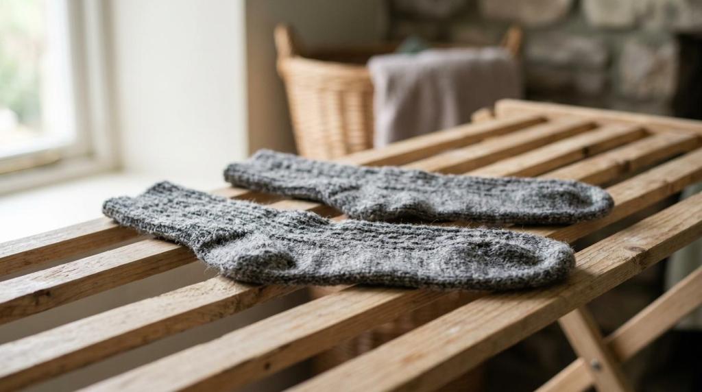 Sådan passer du bedst på dine uldsokker