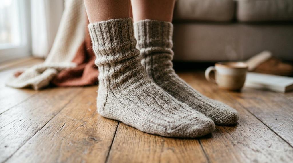 Sådan skaber uldsokker til kvinder ekstra hygge i weekenden