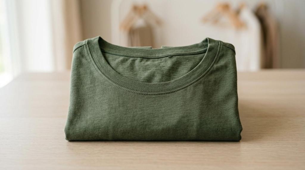 T-Shirten.dk army grøn T-shirt dame i blød bomuld online