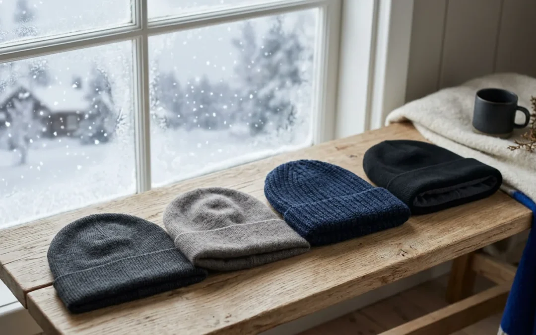 Hvilken vinterhue er varmest? Merino, cashmere, uld og akryl sammenlignet